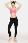 Rosaline Low Impact Sports Bra - Pink Lemonade — thumbnail 4